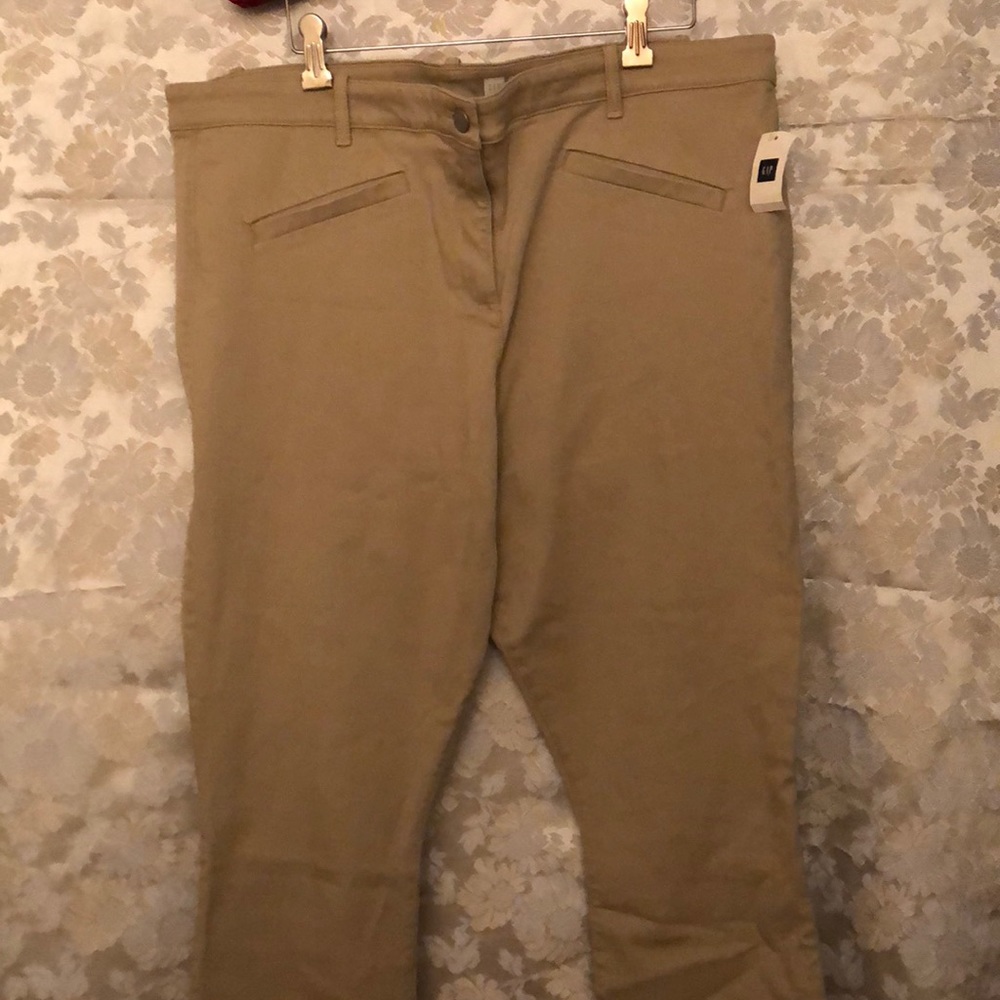 Gap Tan Skinny Crop Pants